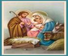 Η Αγία Οικογένεια - Ιωσήφ, τη Μαρία και τον Ιησού βρ